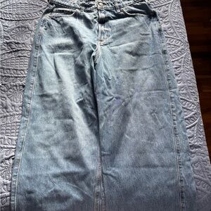 Hollister Ultra High Rise Baggy Light Blue Jeans